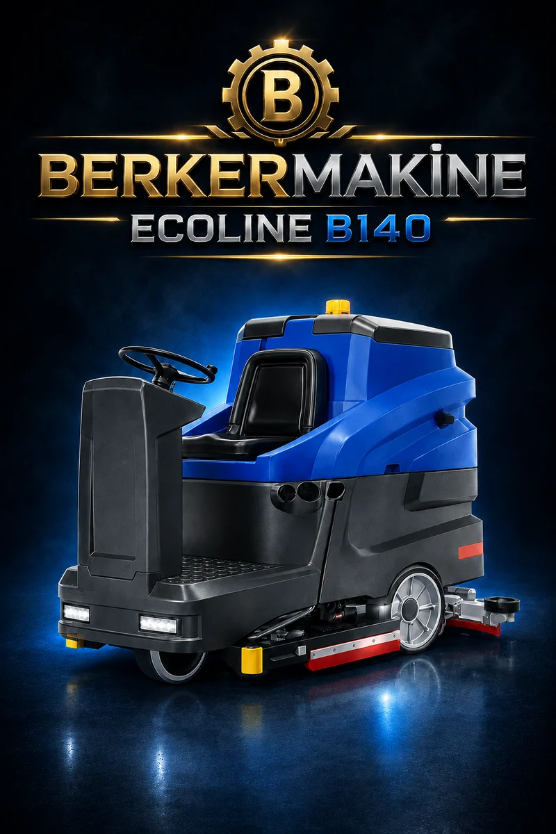 Berker Ecoline B140 binicili zemin temizleme makinesi