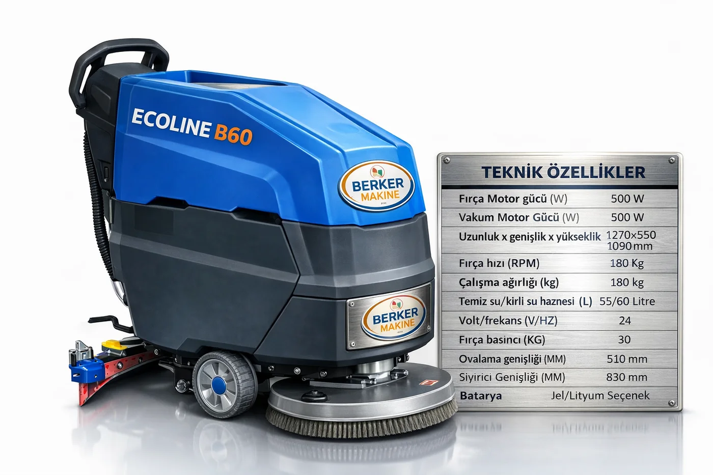 Ecoline B60 teknik özellik görünümü
